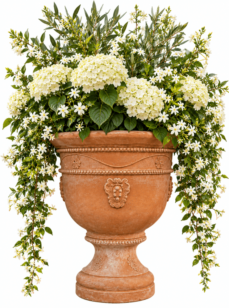 Pot Médicis Terre Cuite Impruneta avec Socle | 45 cm